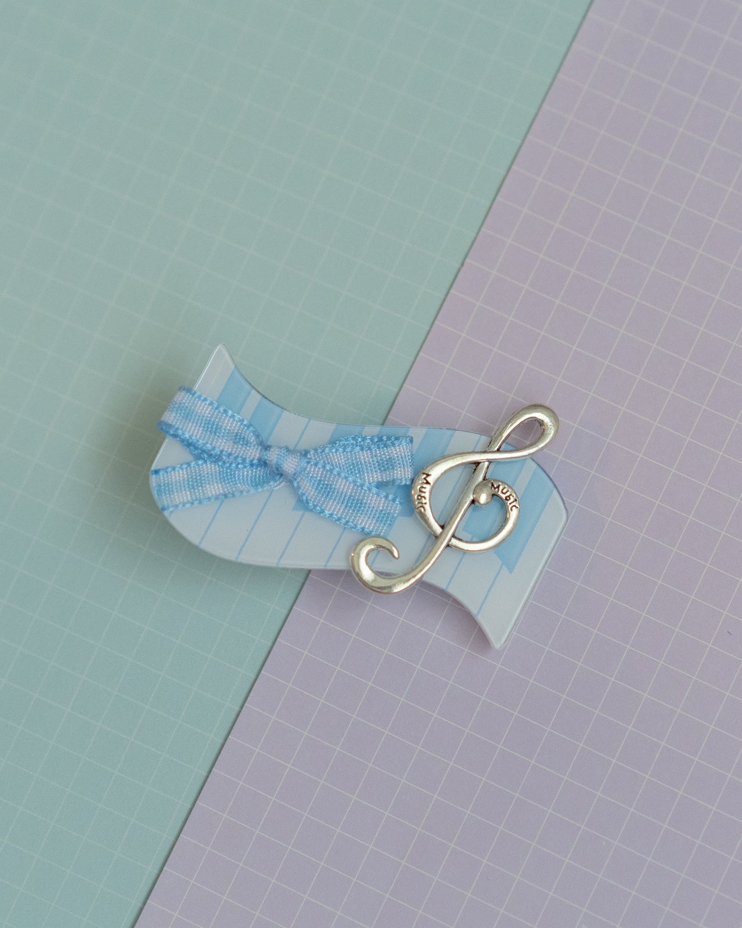 *new* Whimsy Piano Hair Clips