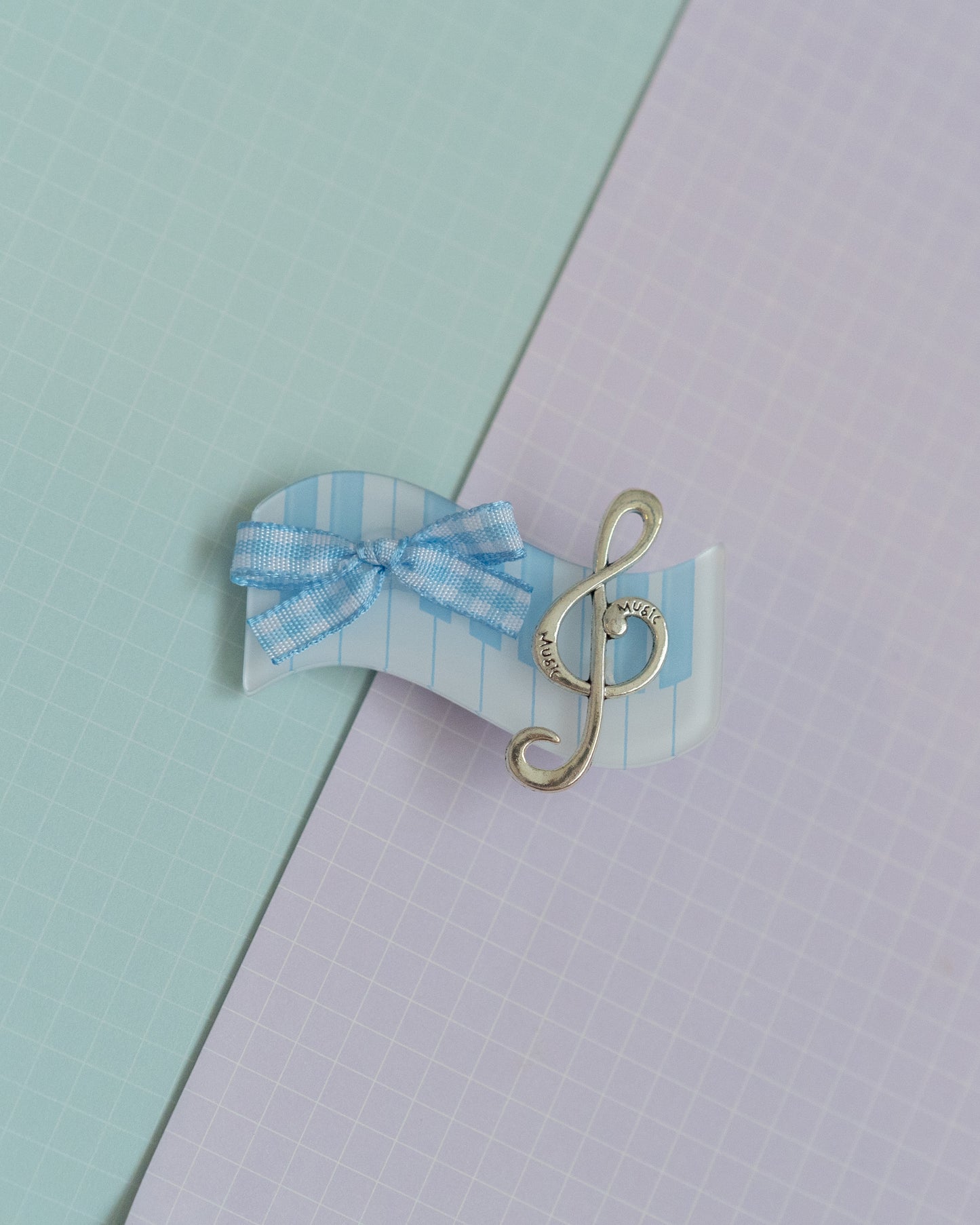 *new* Whimsy Piano Hair Clips