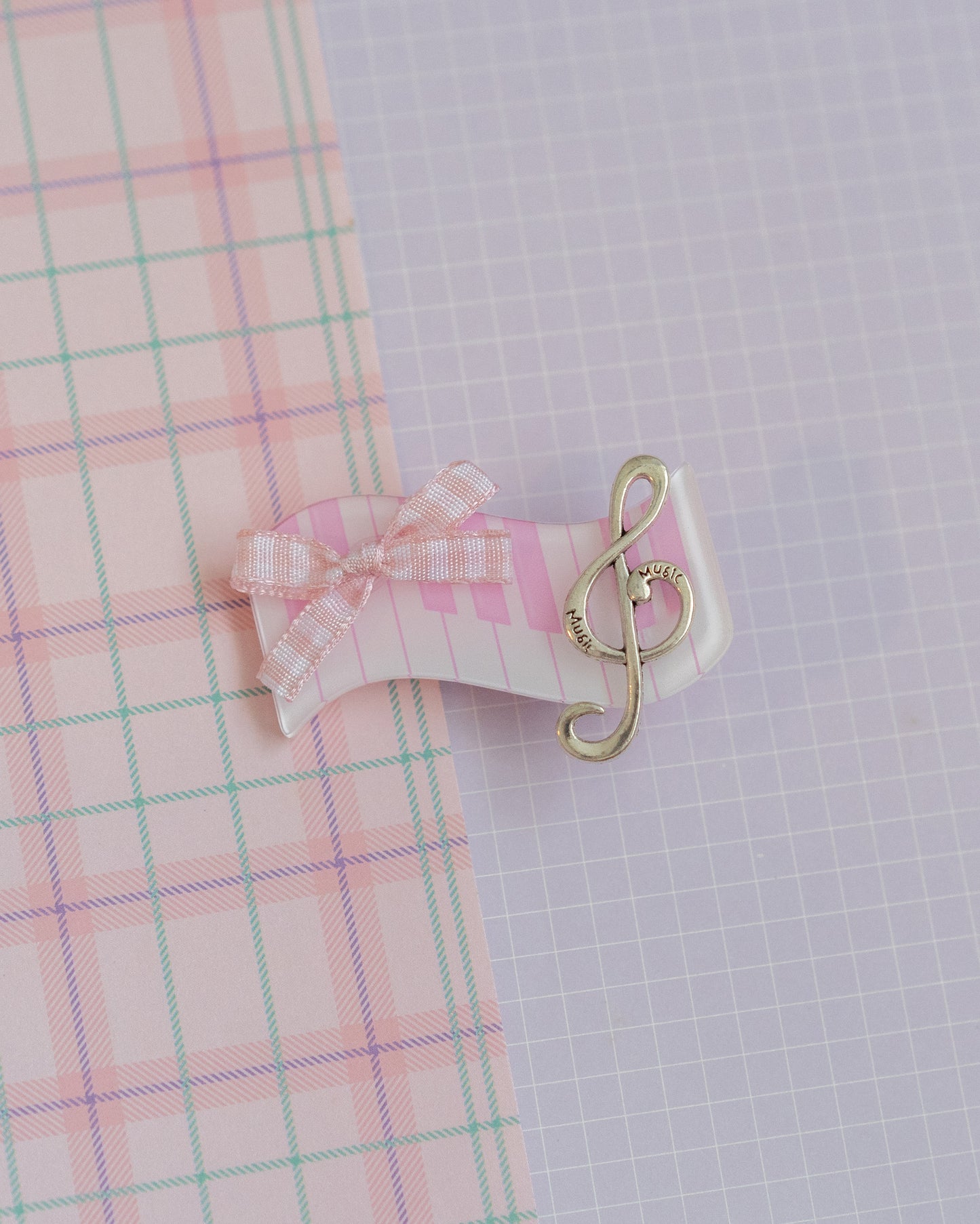 *new* Whimsy Piano Hair Clips