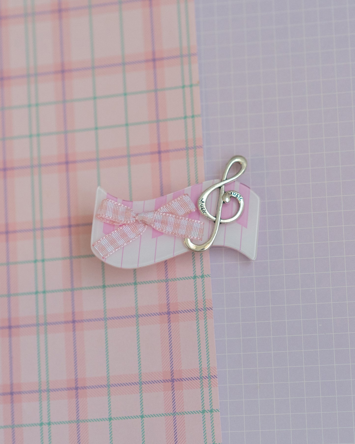 *new* Whimsy Piano Hair Clips