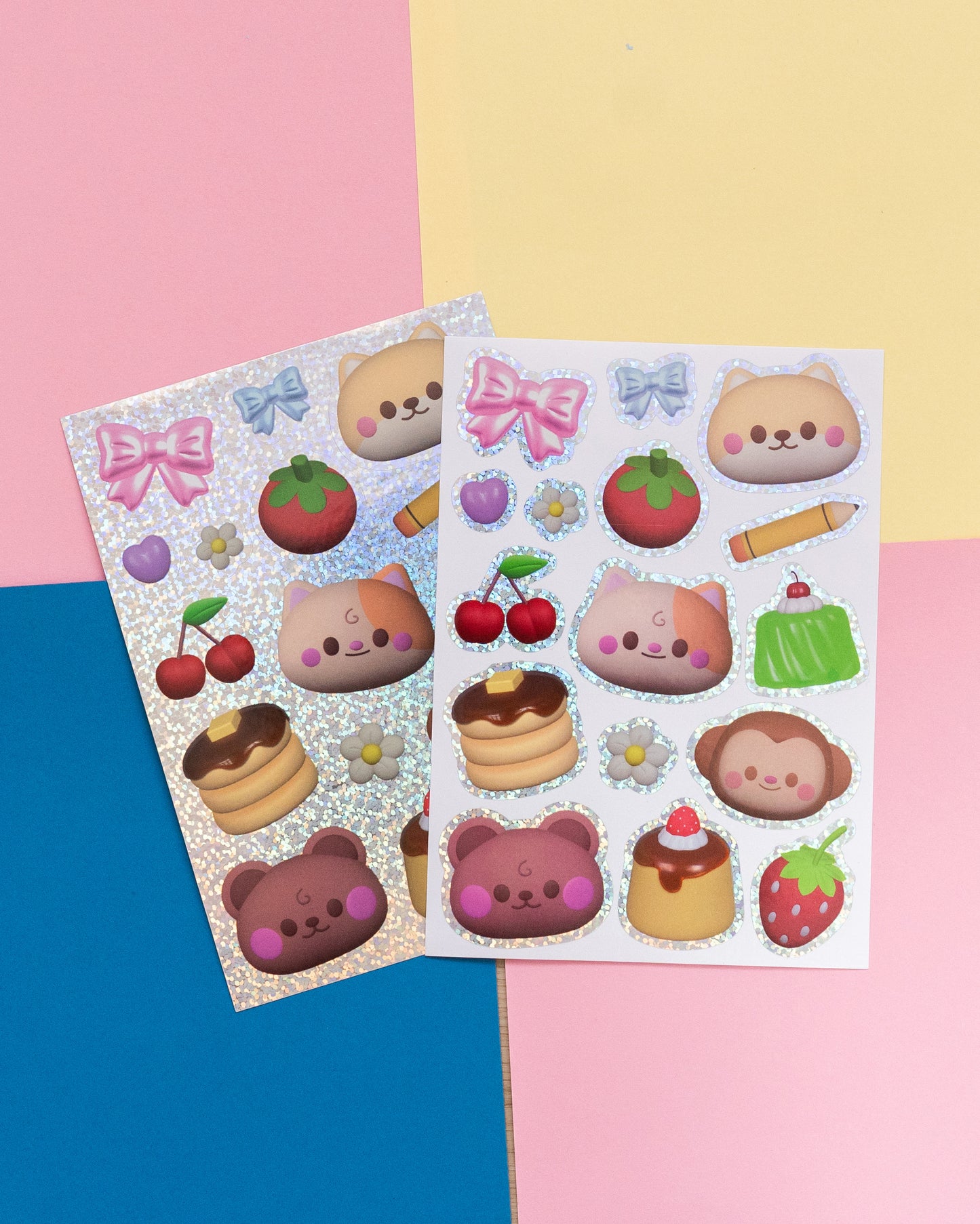 *new* Holographic 3D Objects Journal Sticker Sheet