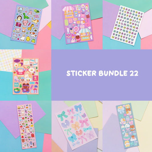 *new* mintymentaiko Kitschy Cute Journal Stickers Bundle 22