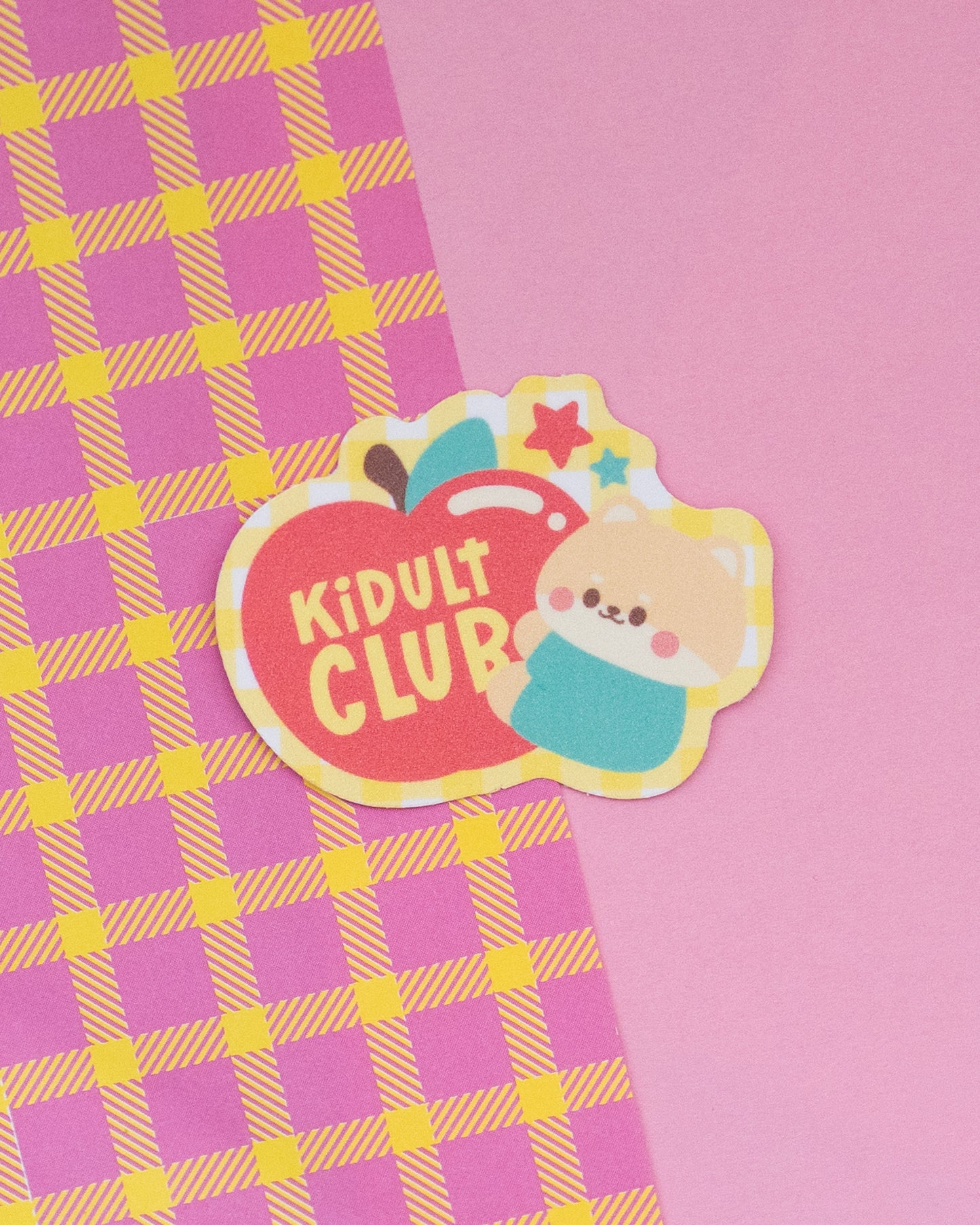 *new* Kidult Club Tadashiba Frosted Finish Die-Cut Sticker