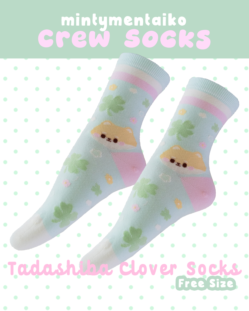 *new* Assorted Crew Socks