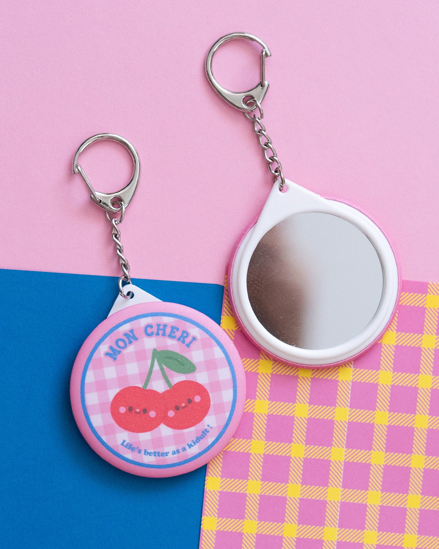 *new* Assorted Mirror Keychains