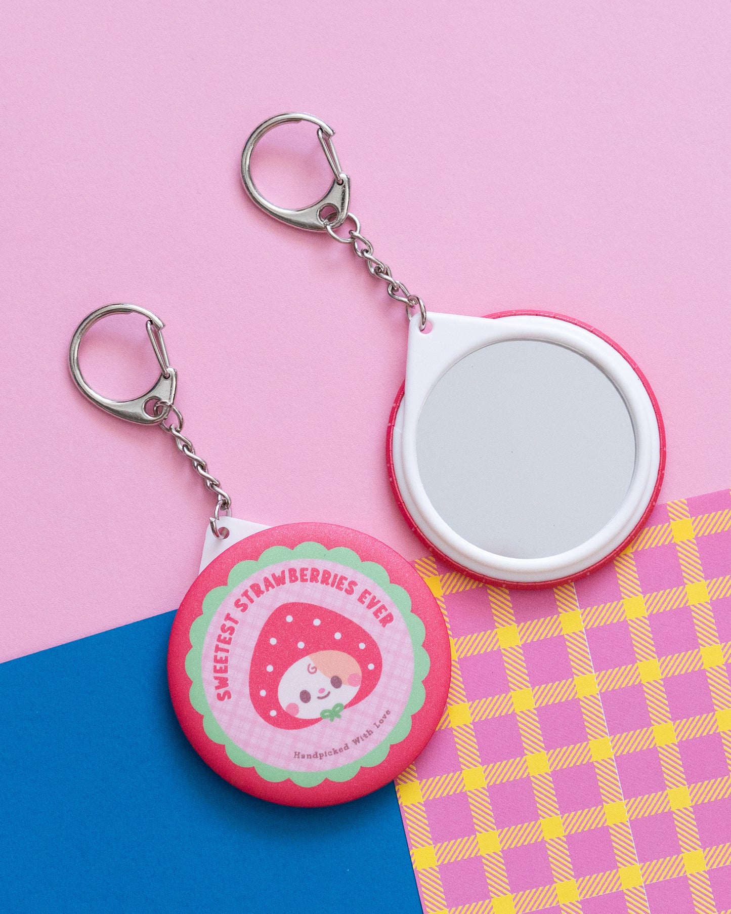 *new* Assorted Mirror Keychains