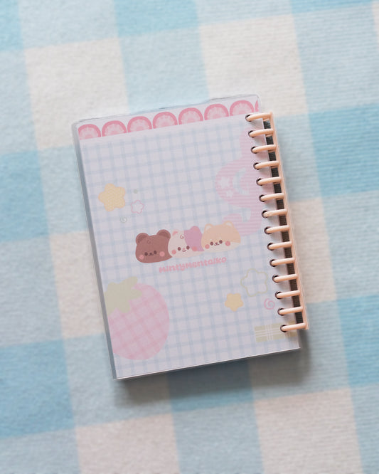 *new* Strawberry Parfait - Double Sided Reusable Sticker Book
