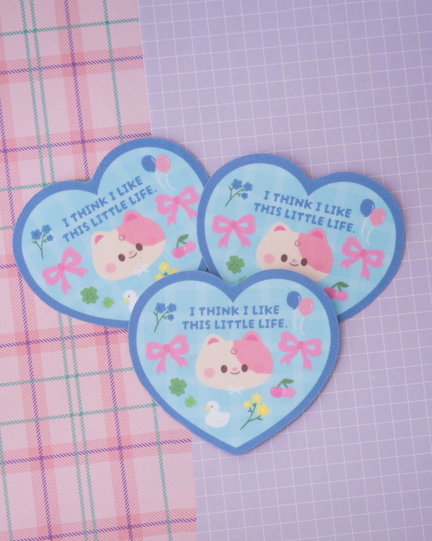 *new* I Think I Like This LItte Life Space Nyan Frosted Finish Die-Cut Sticker