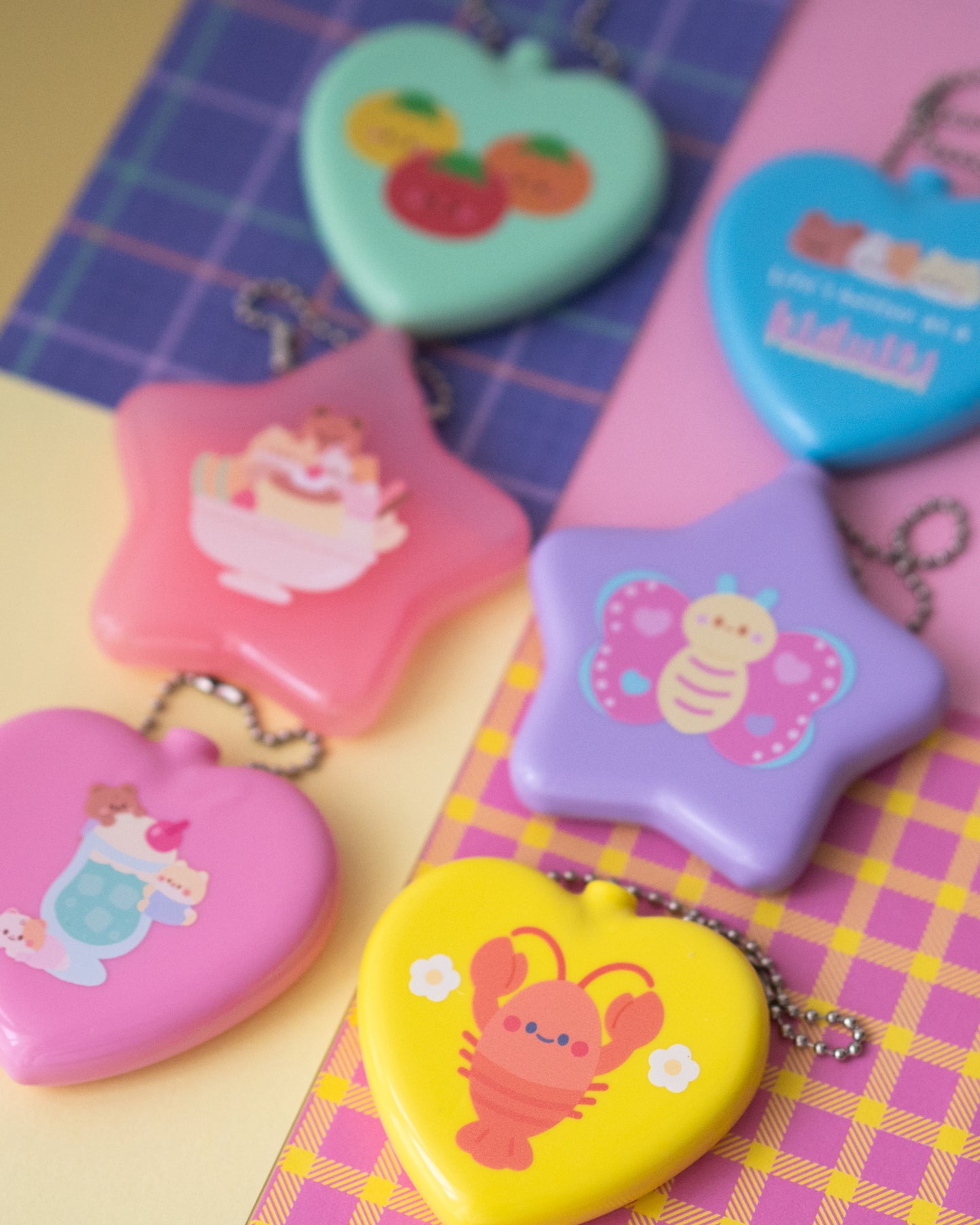 *new* Assorted Silicon Coin Holder Pouch Keychain