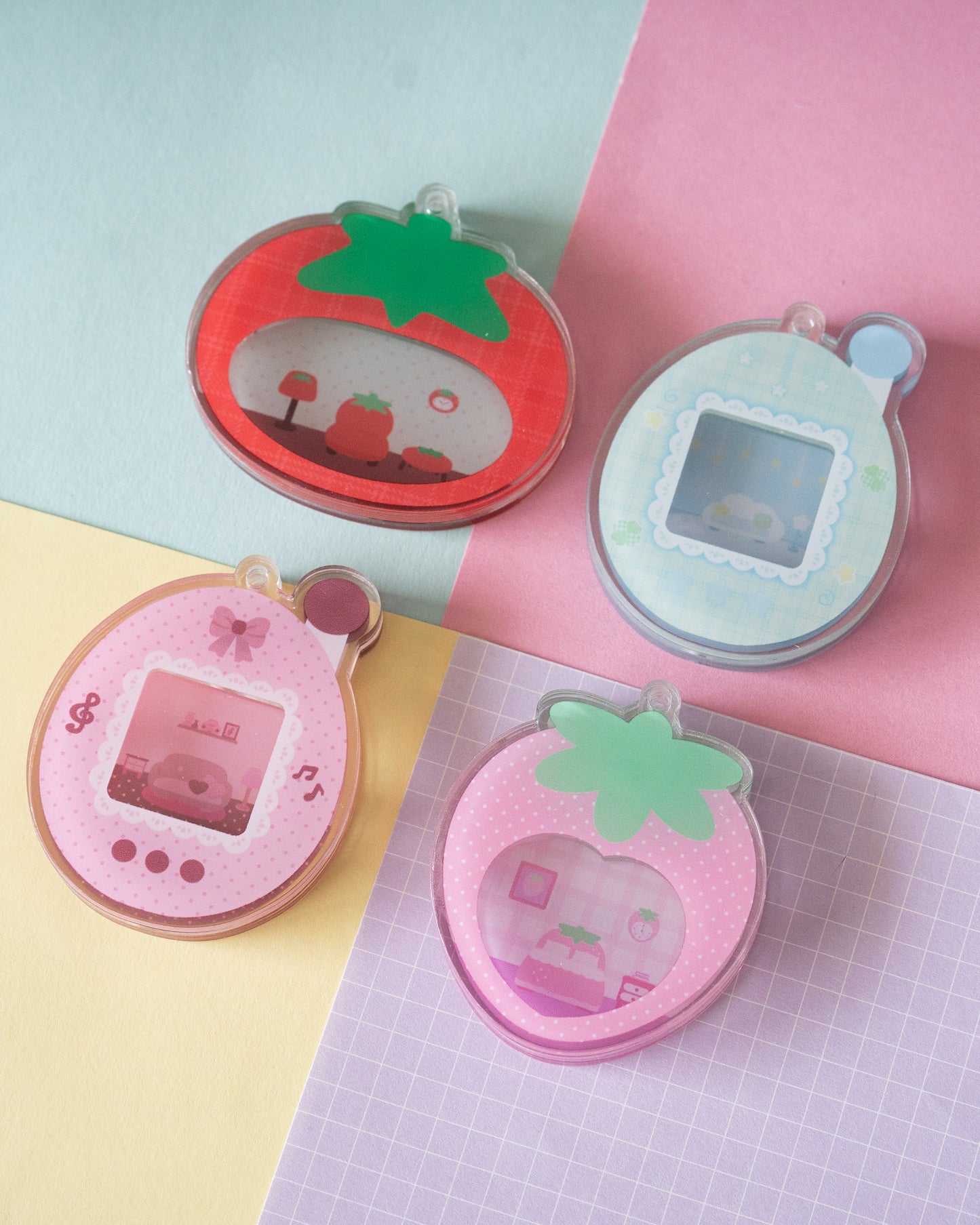 *new* Tamagotchi Customised Trinket Gen 3 - Keychain Keyring