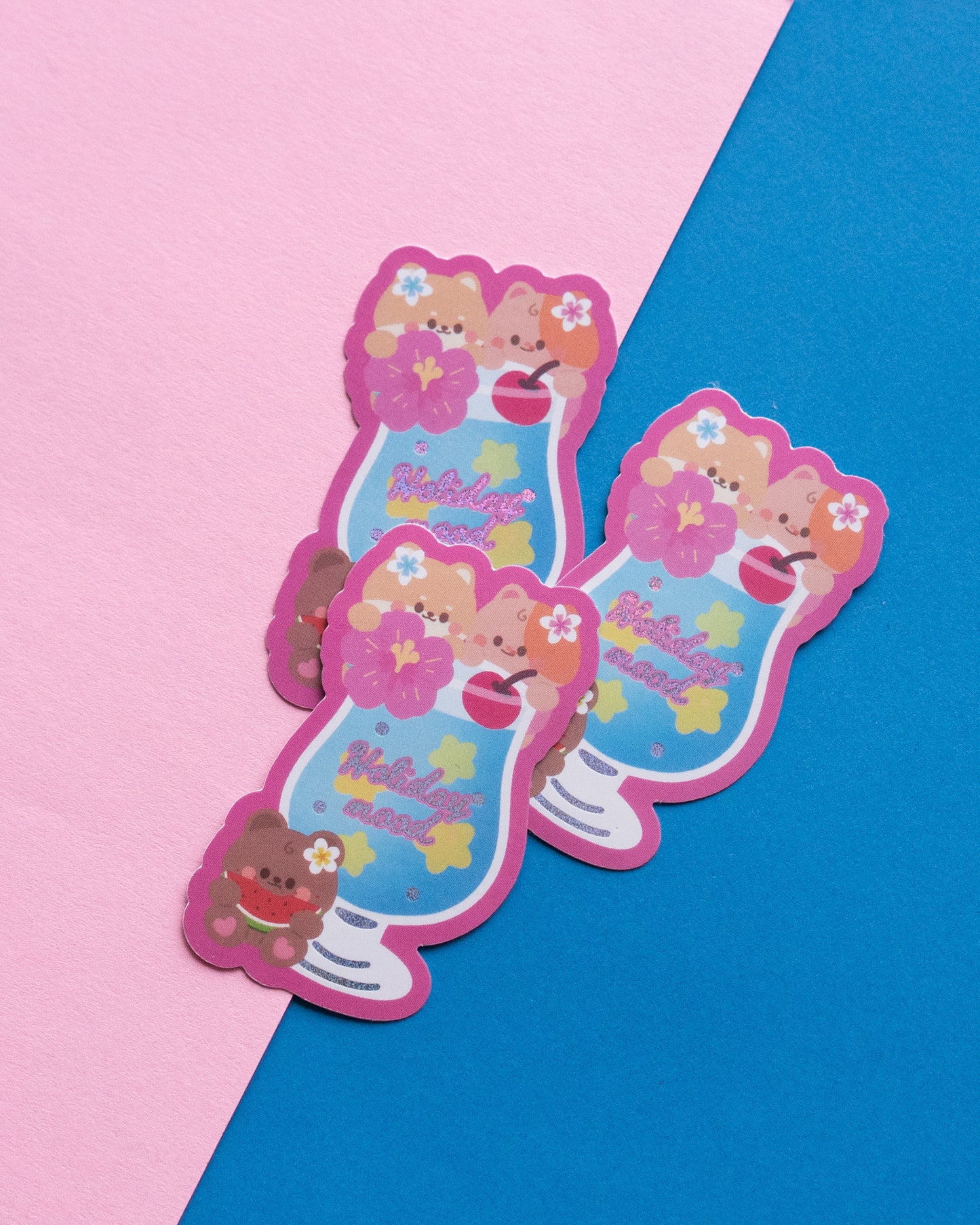*new* Holiday Mood Finish Die-Cut Sticker