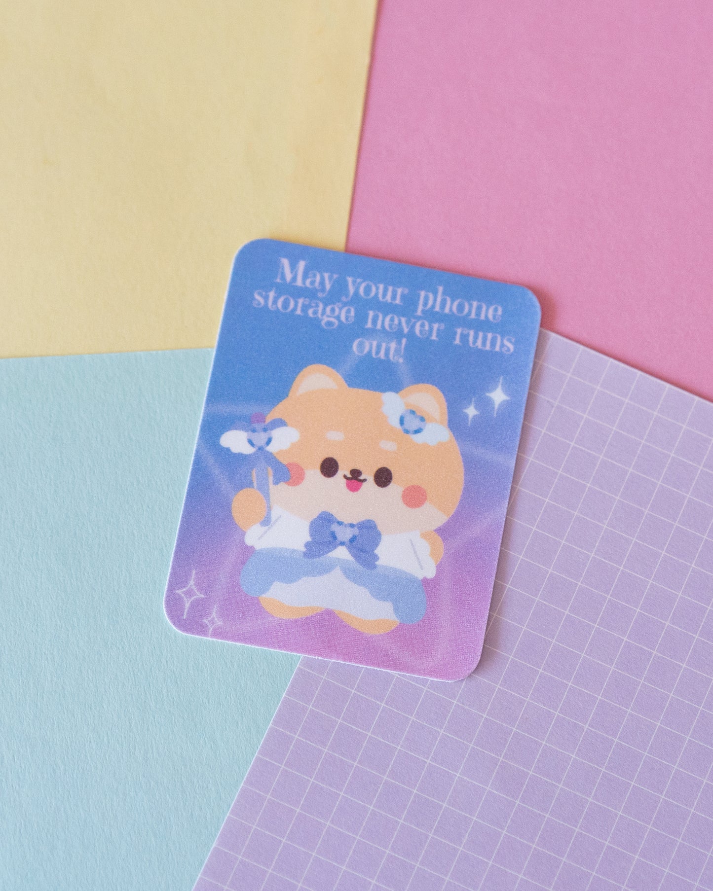 *new* Fairy Manifestation Frosted Finish Die-Cut Sticker