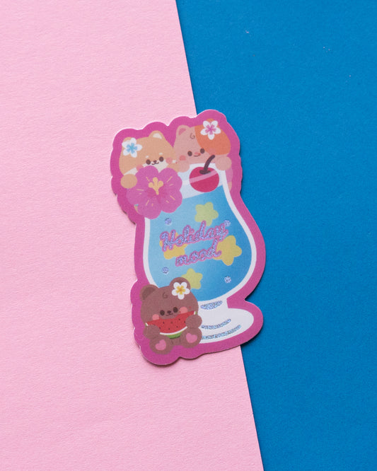 *new* Holiday Mood Finish Die-Cut Sticker