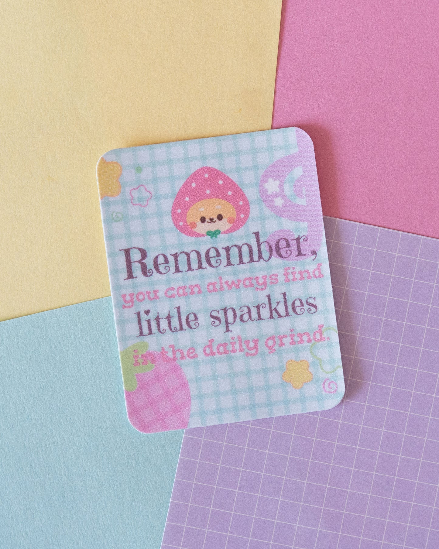 *new* Little Sparkles in Daily Grind Frosted Finish Die-Cut Sticker