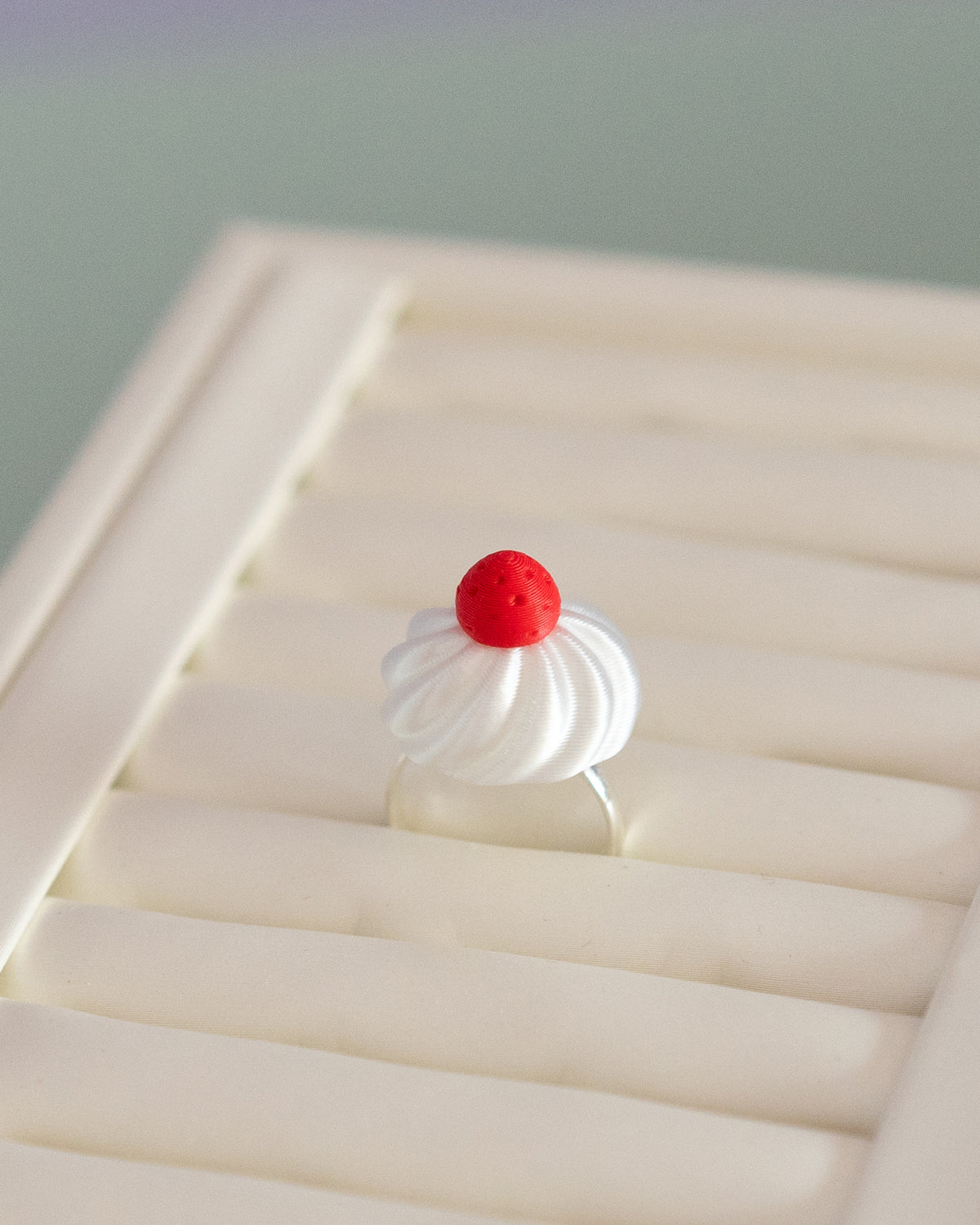 *new* 3D Printed Cream Rings