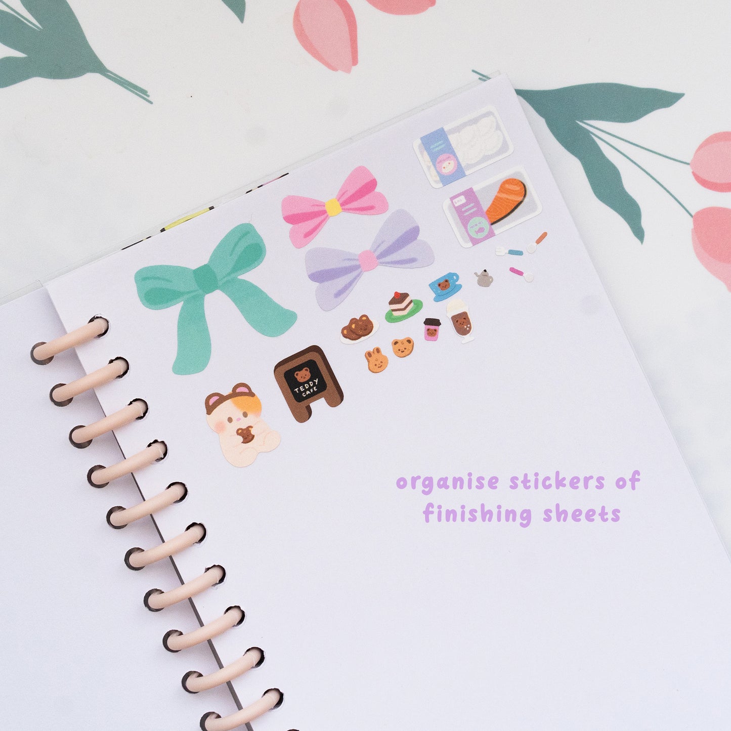 *new* Kissaten Cafe- Double Sided Reusable Sticker Book