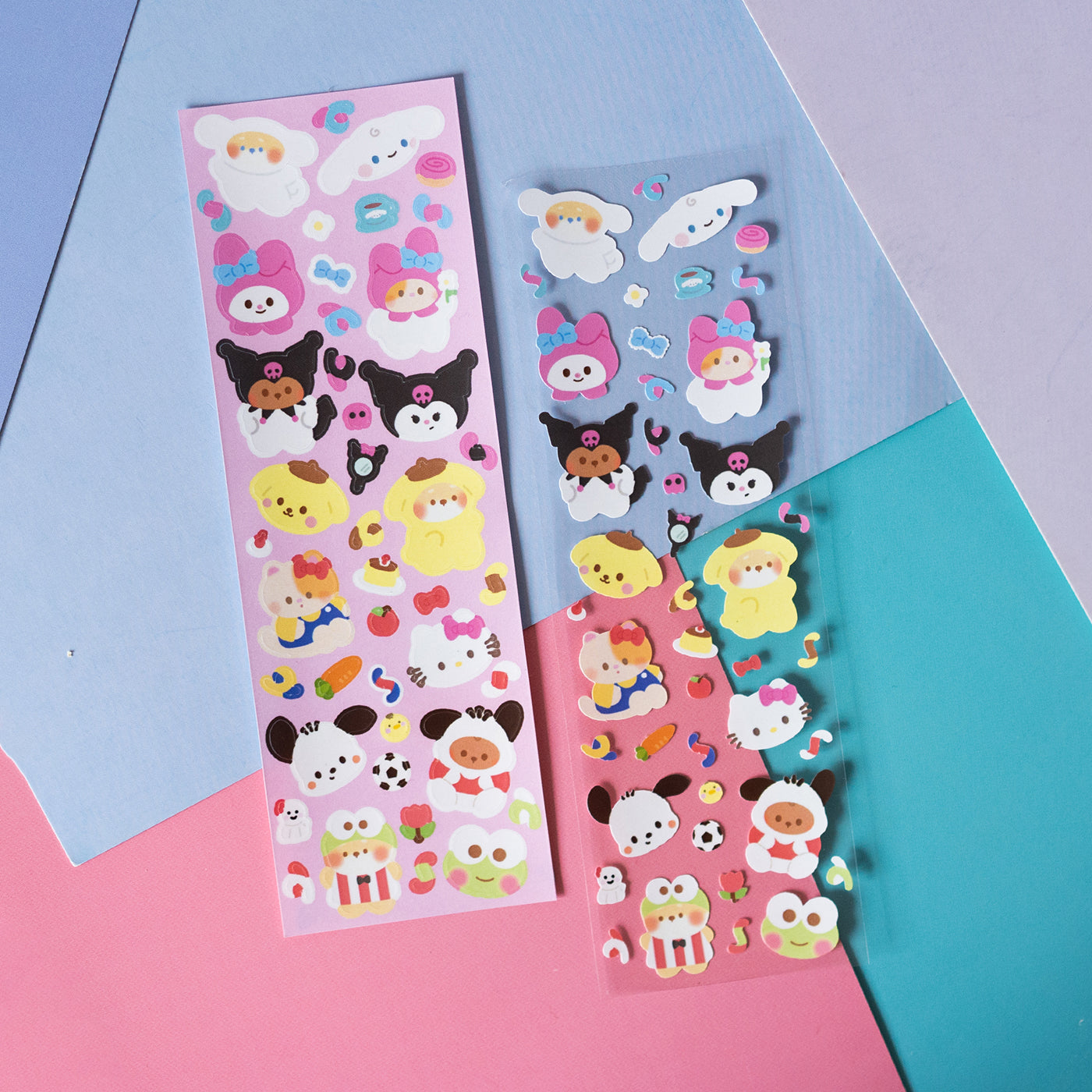 *new* Sanrio Characters and Minty Friends Fan Art Journal Sticker Sheet