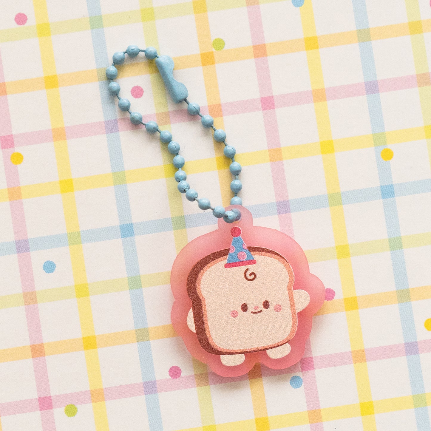 Breakfast Party Mini Charm Keyring Keychain