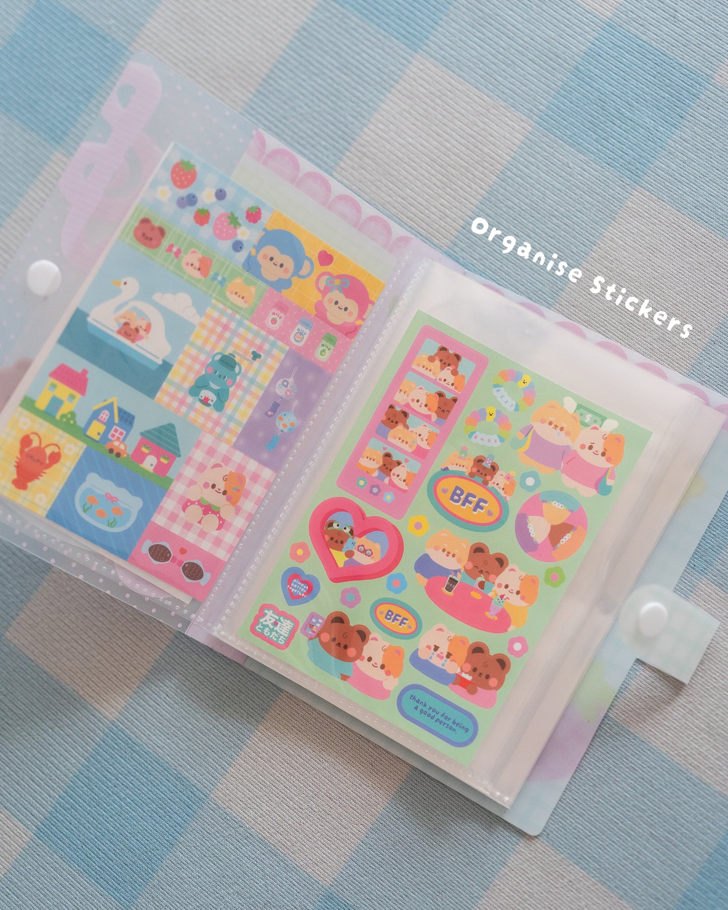 *new* Strawberry Parfait - Sticker Storage Album