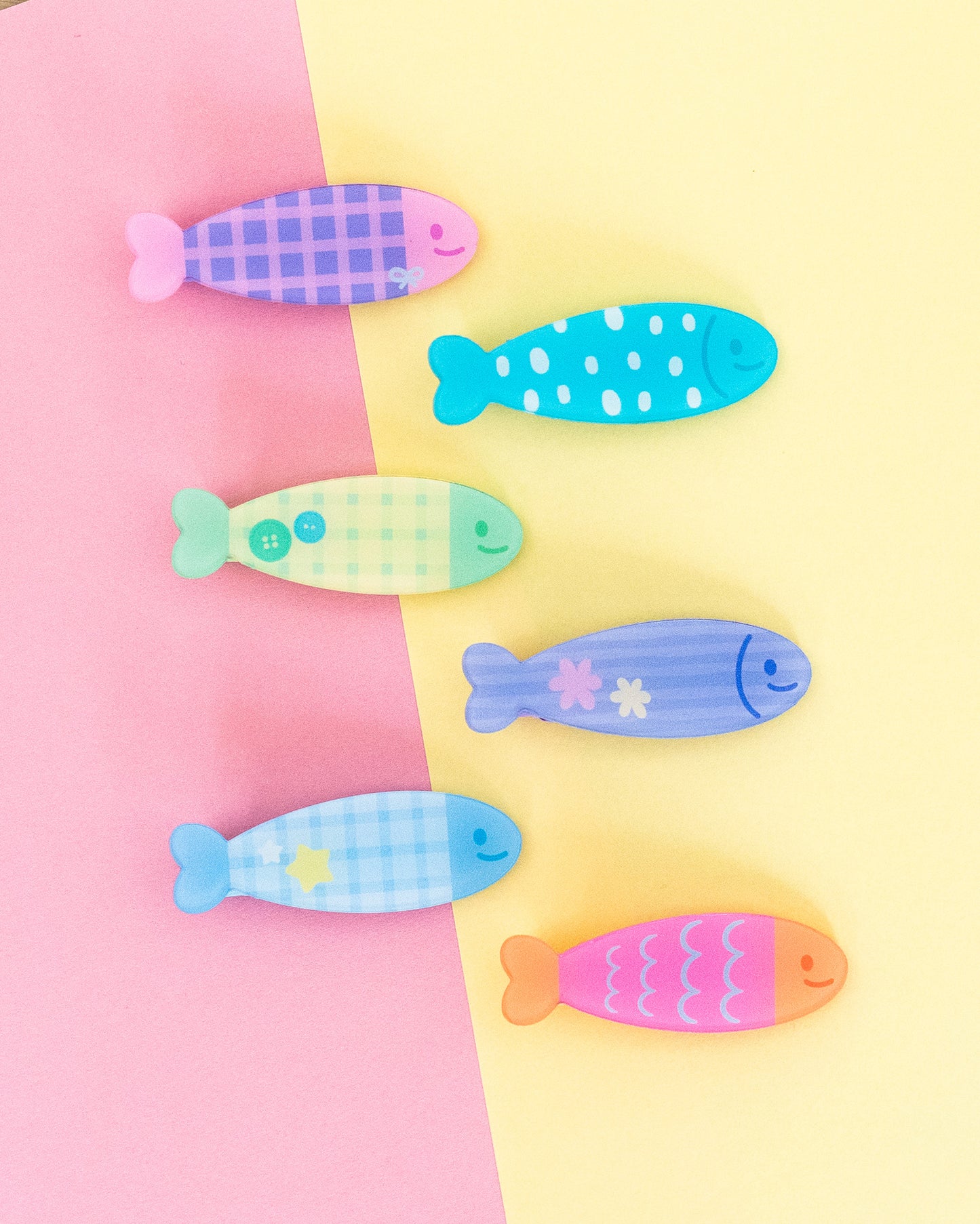 *new* Dopamine Fish Pal Hair Clips