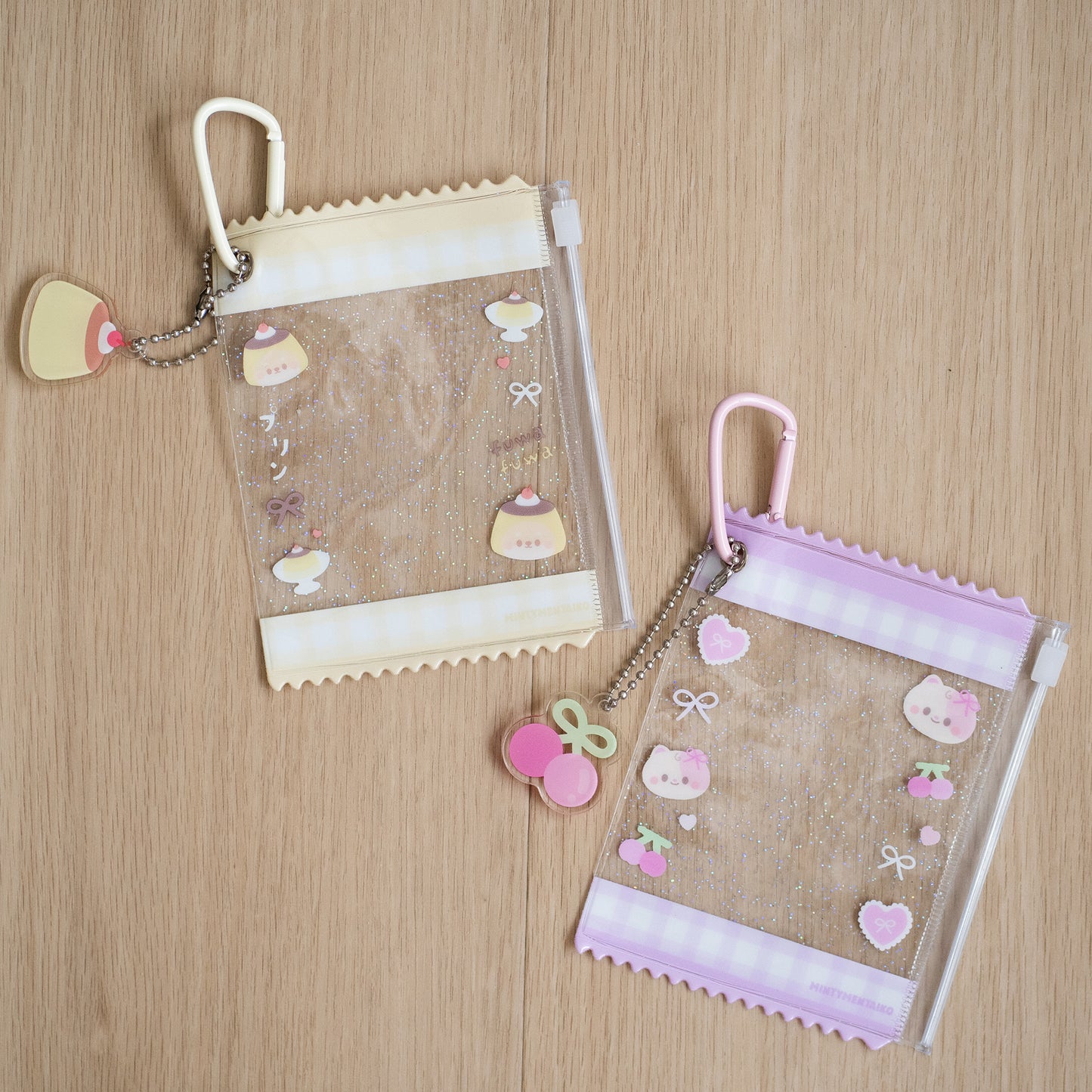 *new* PVC Trinket and Card Holder - Cherry and Pudding