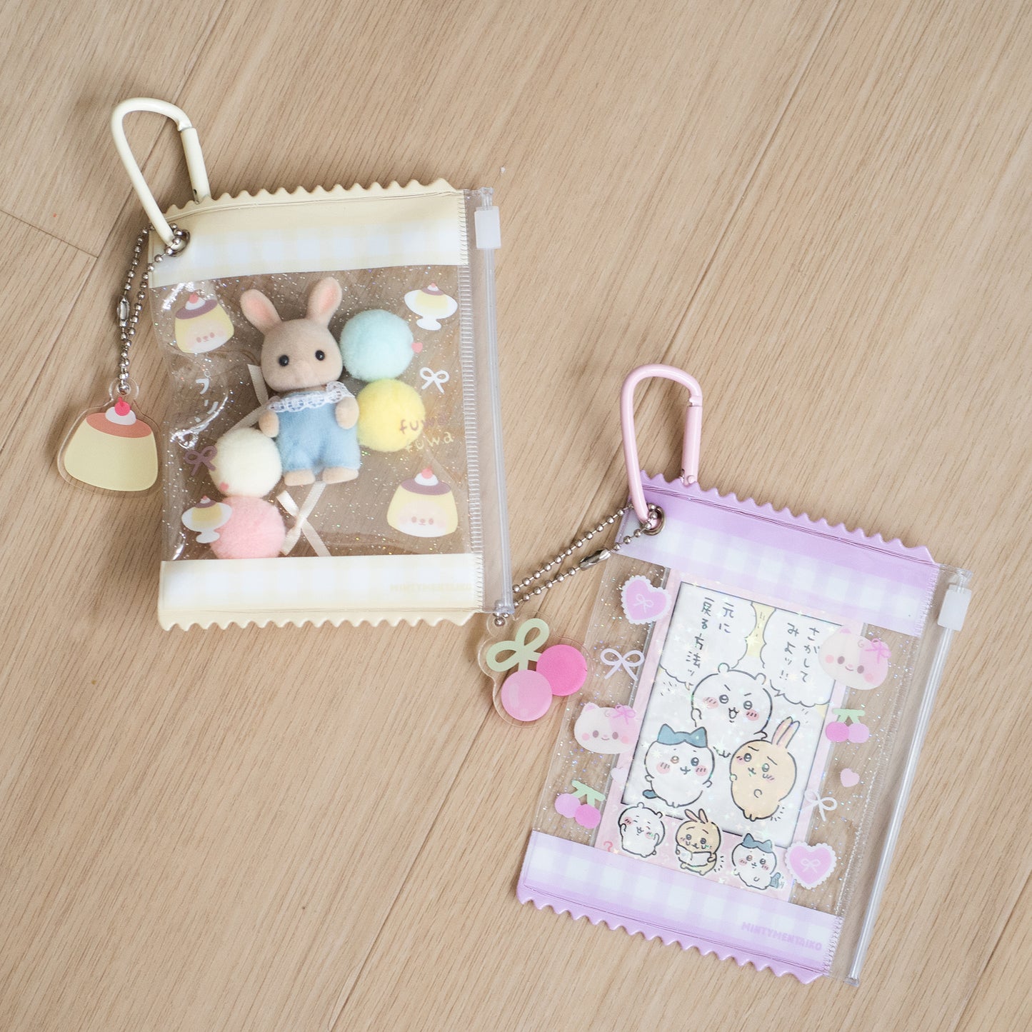 *new* PVC Trinket and Card Holder - Cherry and Pudding