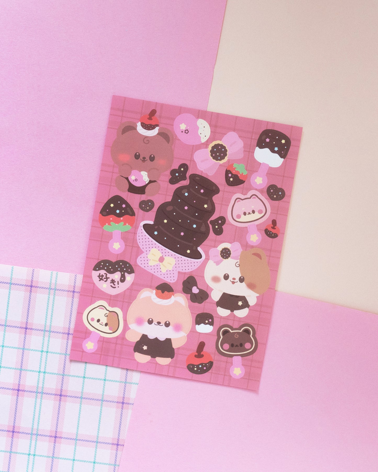 *new* Chocolate Lover Journal Sticker Sheet