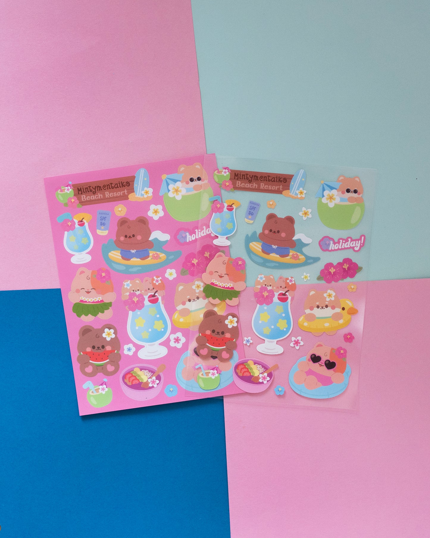 *new* Summer Beach Resort Journal Sticker Sheet