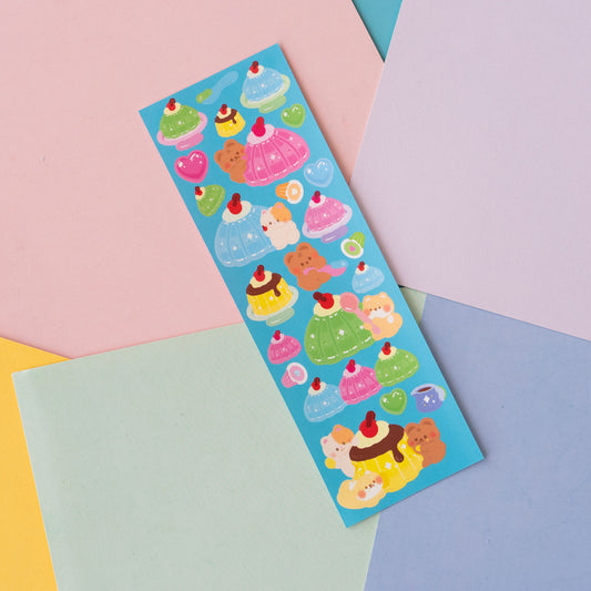 *new* Pudding and Jelly Deco Journal Sticker Sheet
