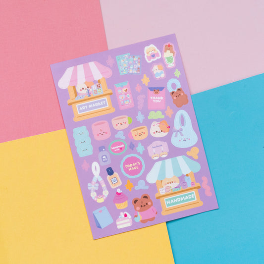 Art Market Journal Sticker Sheet