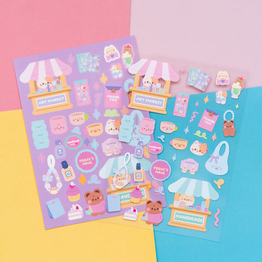 *new* Art Market Journal Sticker Sheet