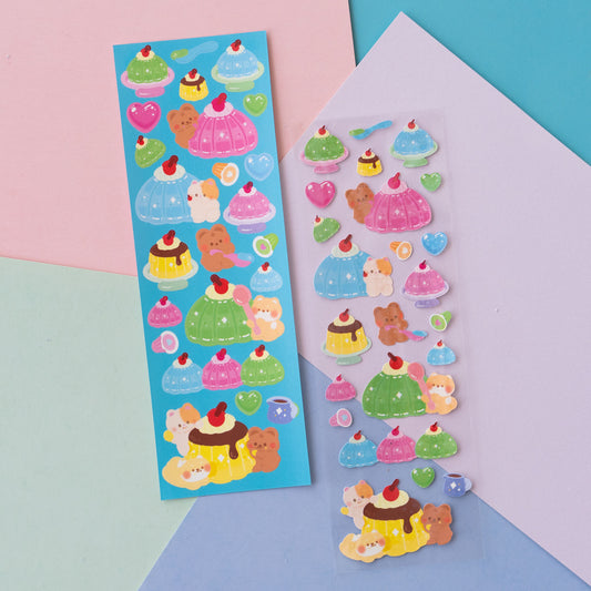 Pudding and Jelly Deco Journal Sticker Sheet