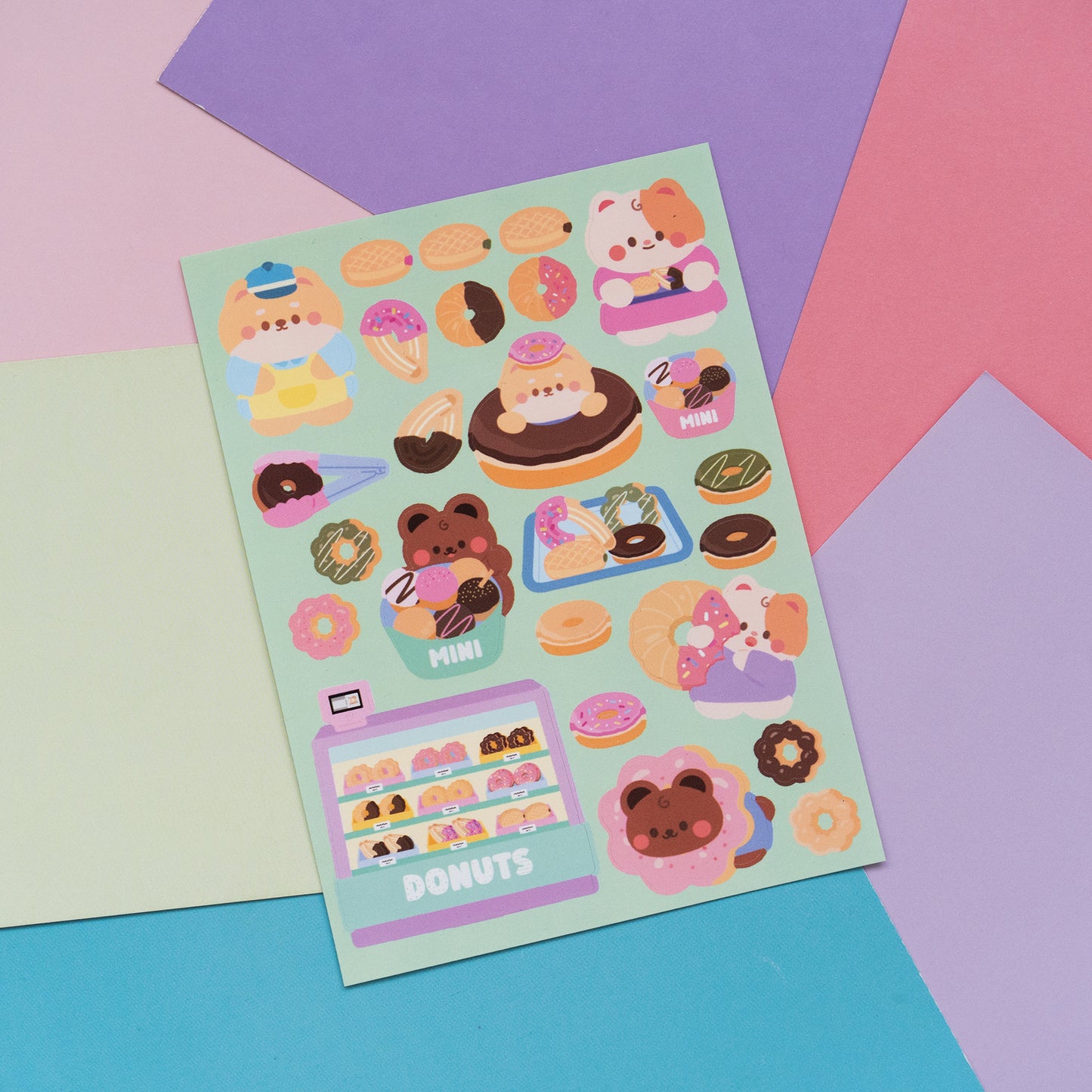 *new* Donut Shop Journal Sticker Sheet