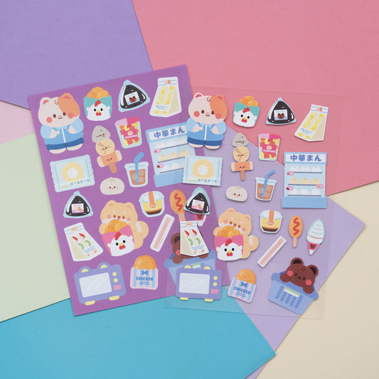 *new* Konbini Japanese Convenience Store Journal Sticker Sheet