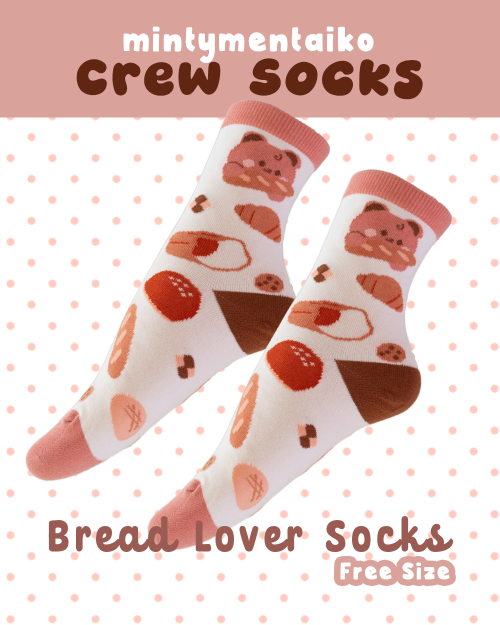 *new* Assorted Crew Socks