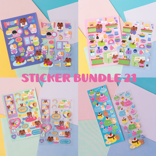 mintymentaiko Kitschy Cute Journal Stickers Bundle 21