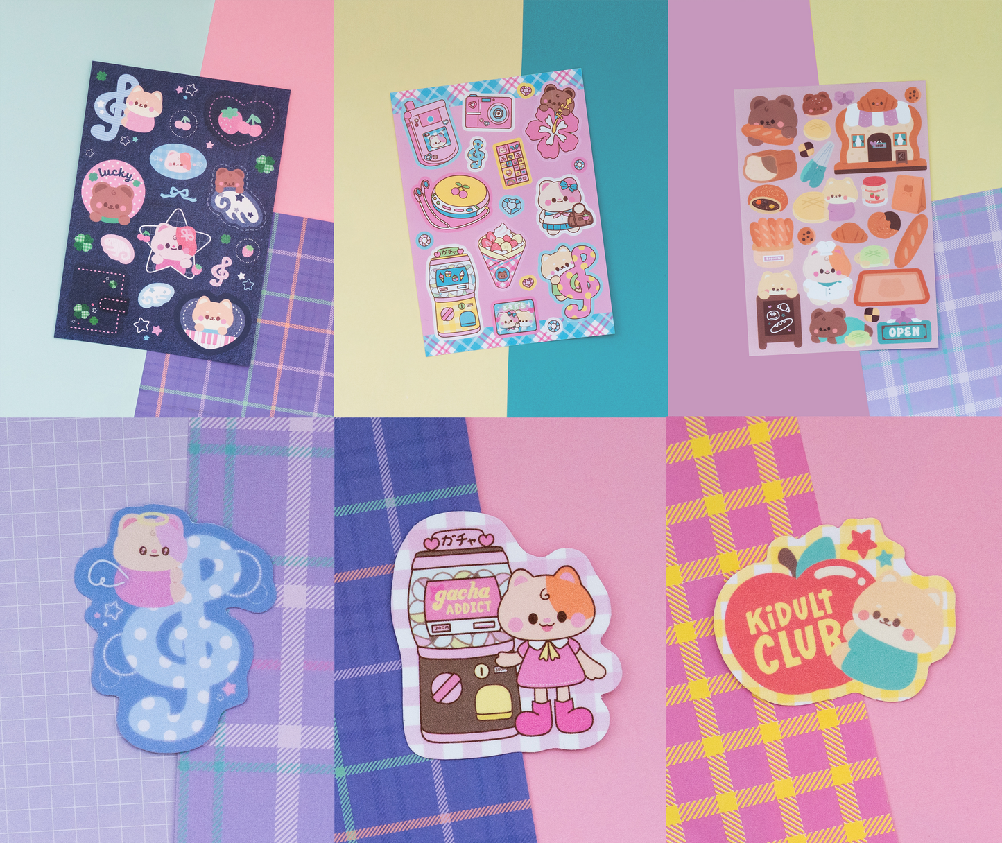 *new* mintymentaiko Kitschy Cute Journal Stickers Bundle 29