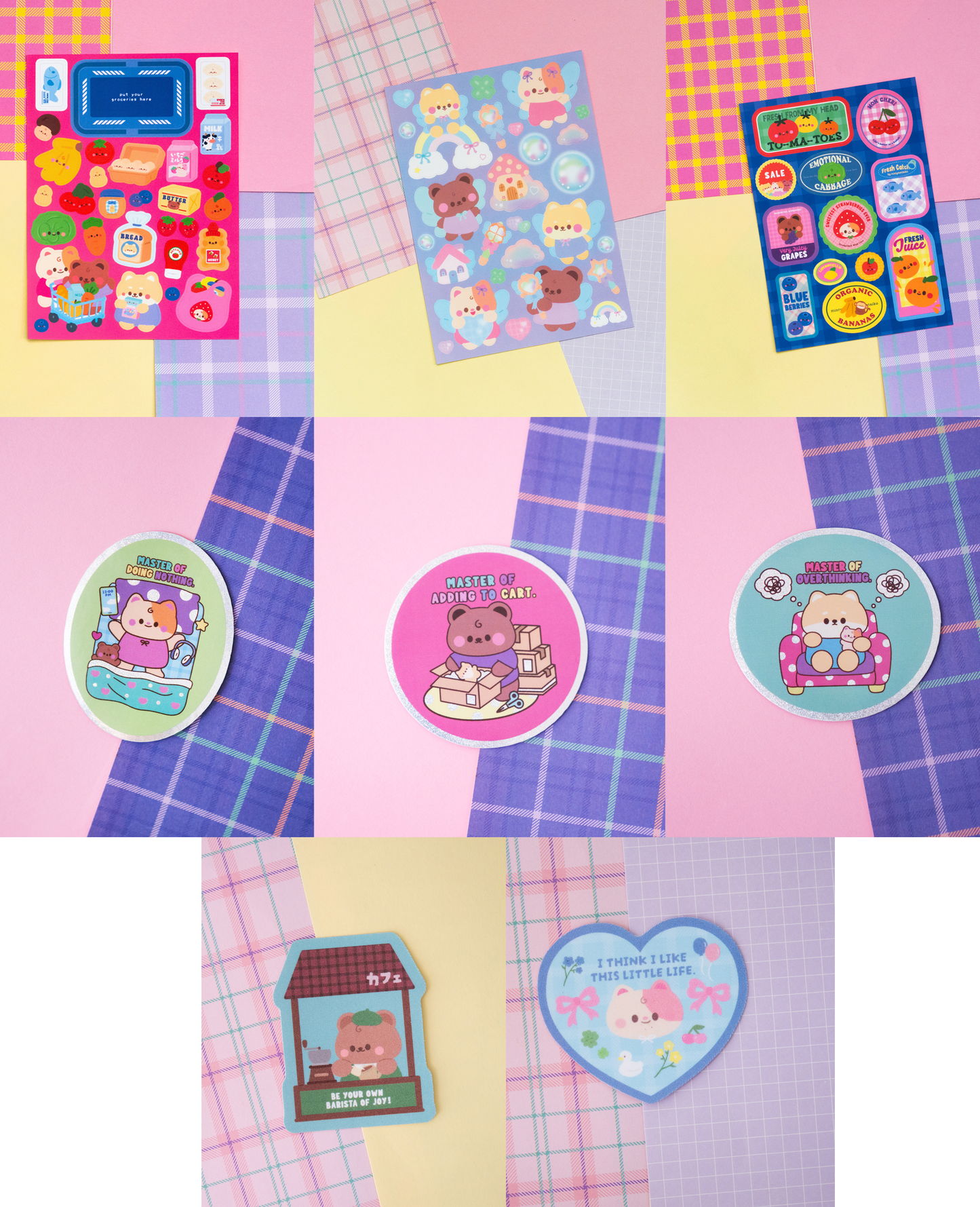 *new* mintymentaiko Kitschy Cute Journal Stickers Bundle 28