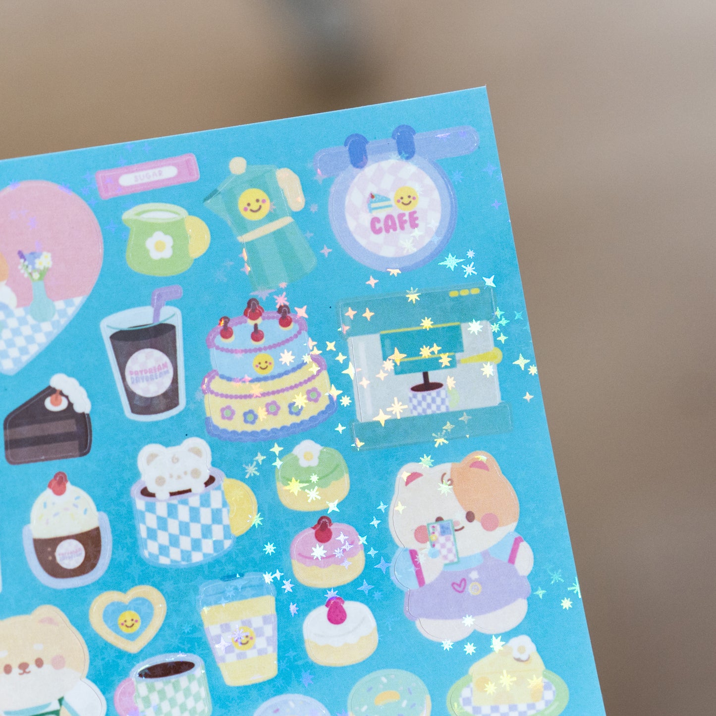 Cafe Hopping Journal Sticker Sheet