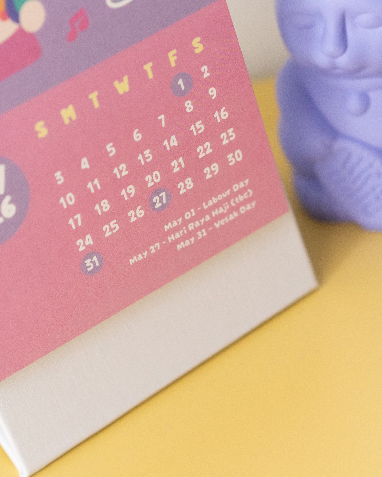 *new* 2026 mintymentaiko Desktop Calendar