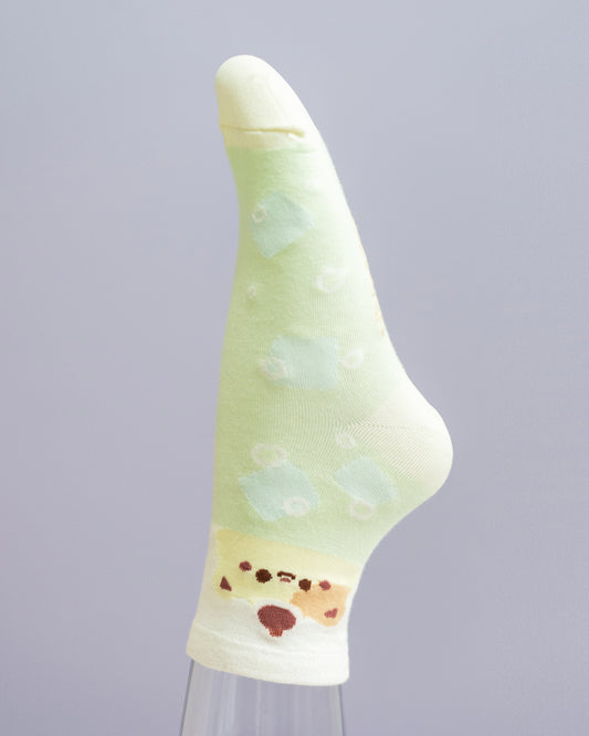 *new* Space Nyan Cream Soda Crew Socks