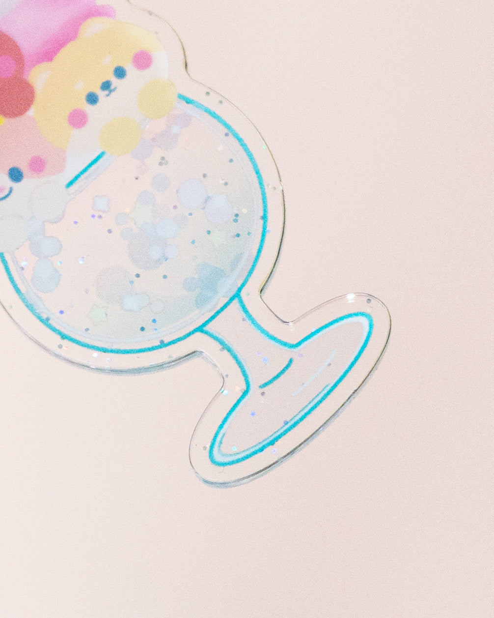 Magic Soda Float Keyring Keychain