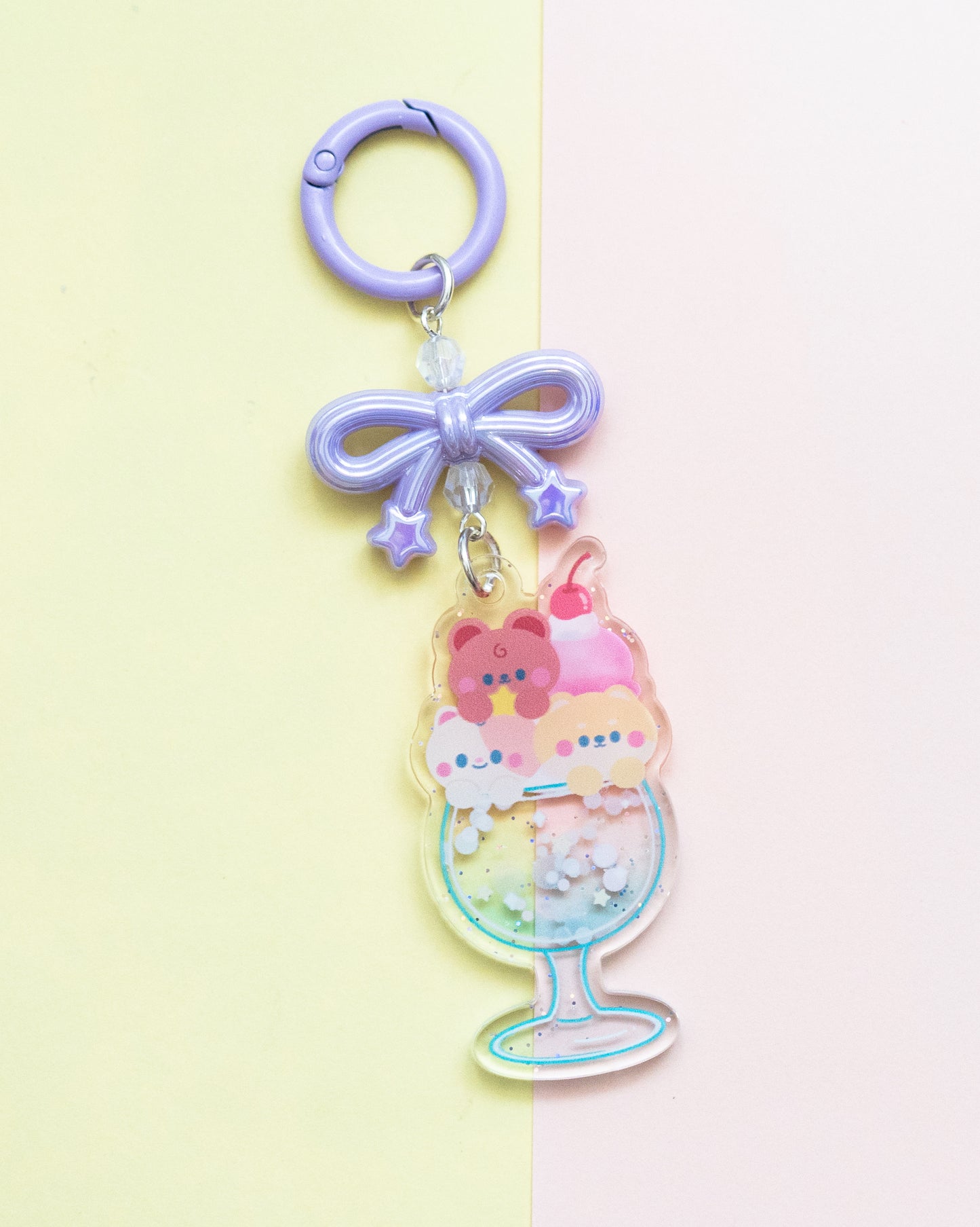 Magic Soda Float Keyring Keychain