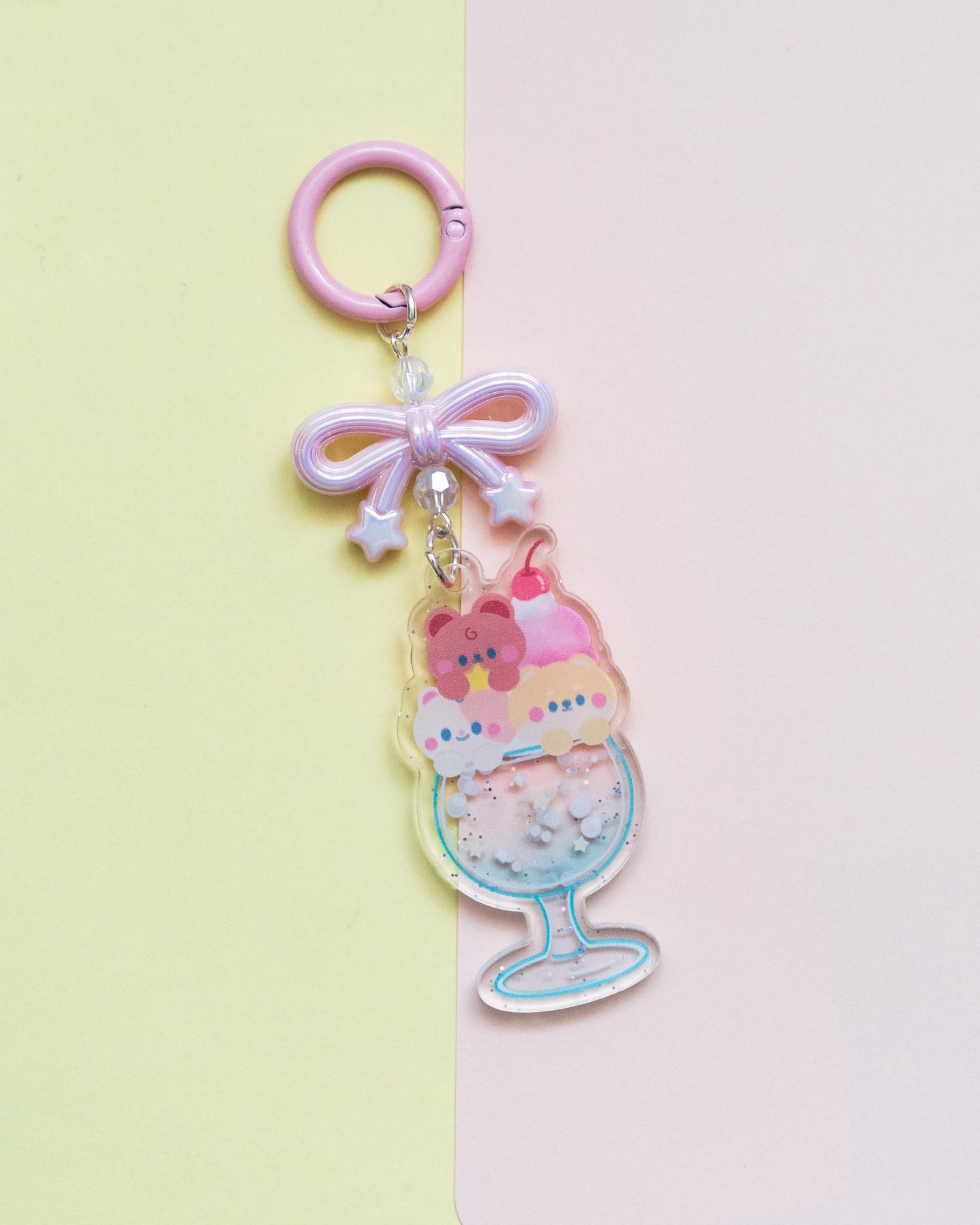 Magic Soda Float Keyring Keychain
