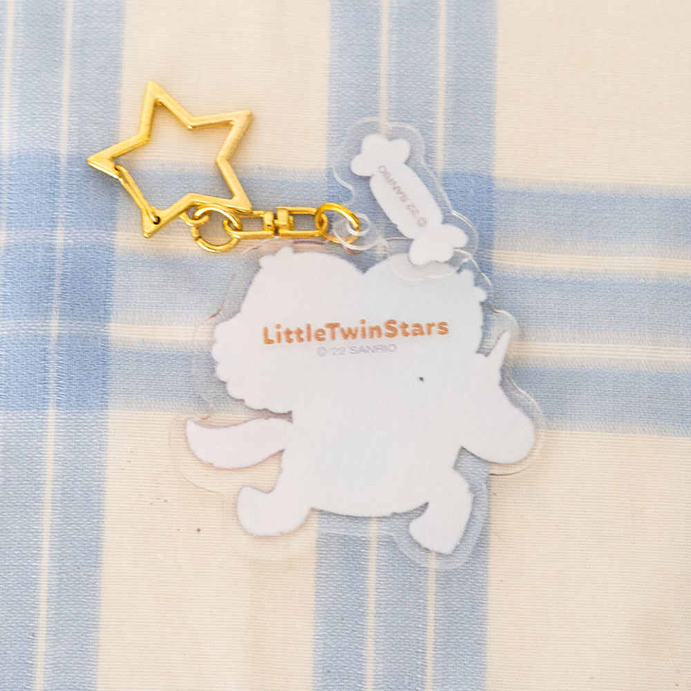 Little Twin Stars Trinket Keyring - Minty Thrift Store