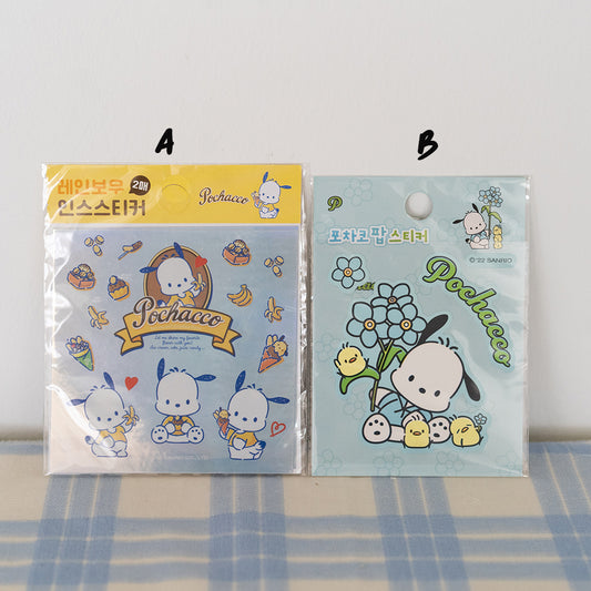 Pochacco Stickers  - Minty Thrift Store