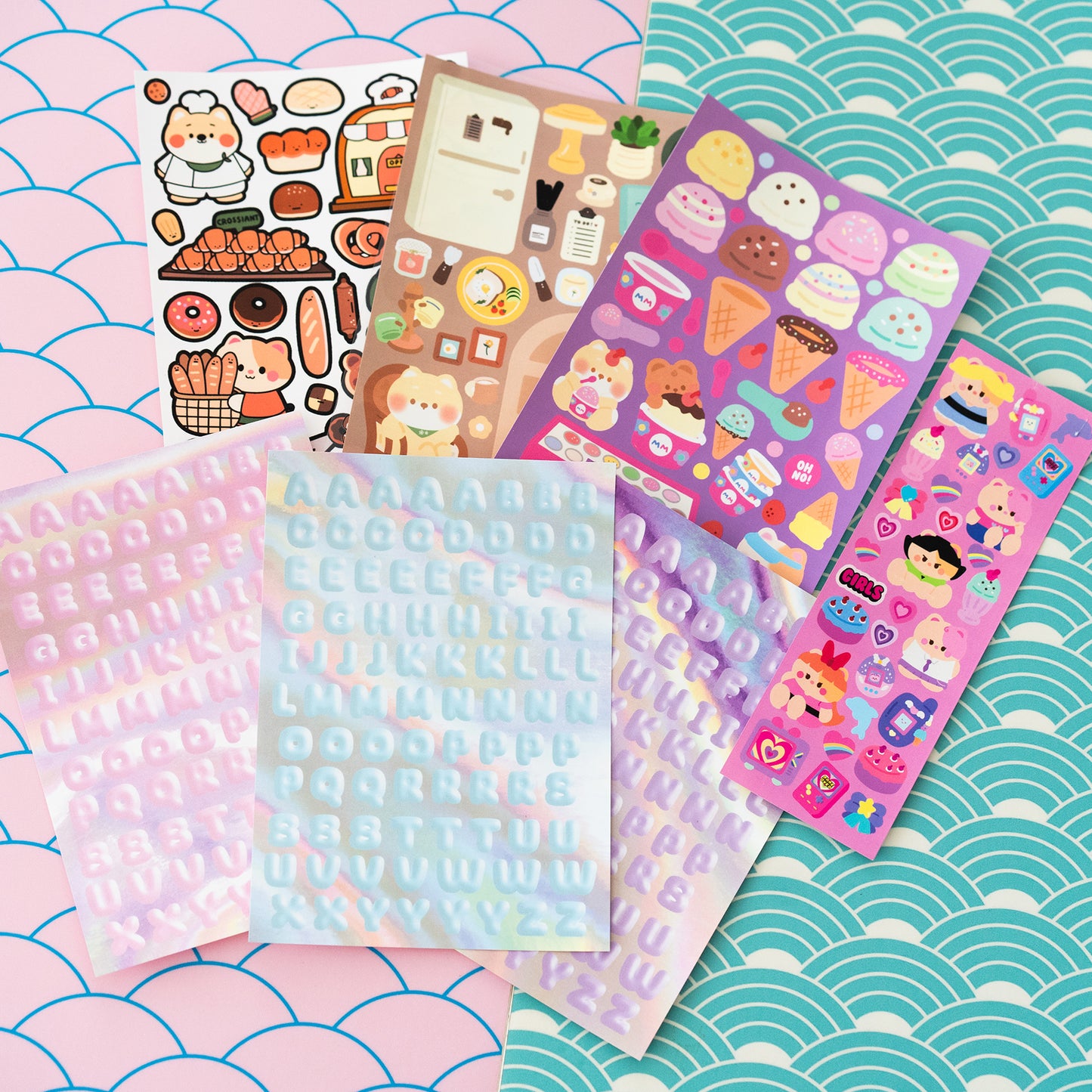 mintymentaiko Kitschy Cute Journal Stickers Bundle 19