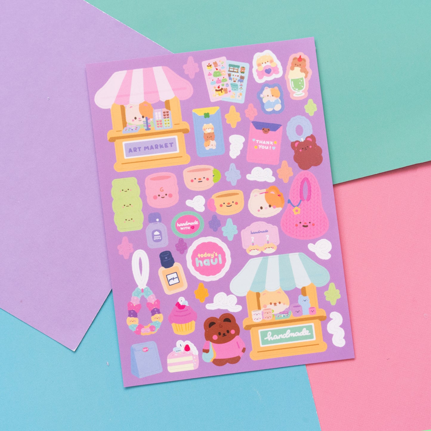 Art Market Journal Sticker Sheet