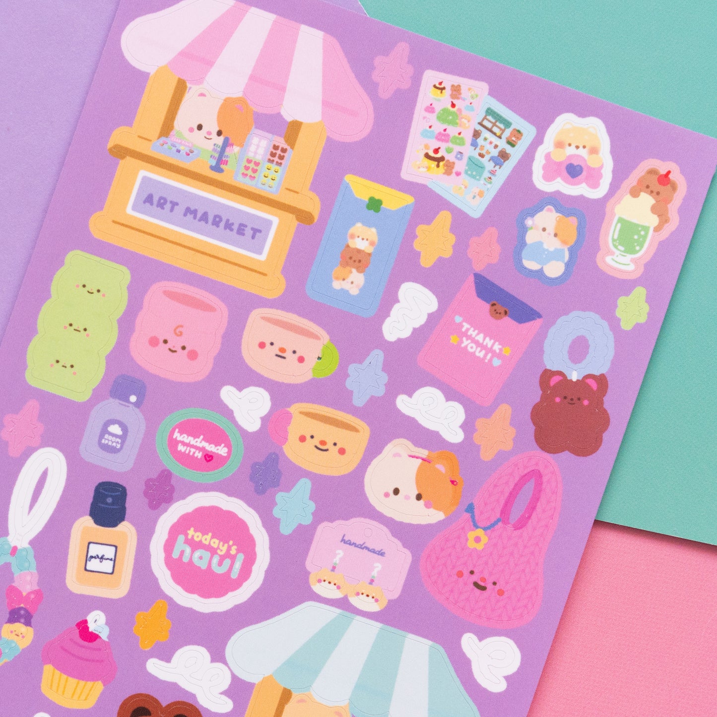 Art Market Journal Sticker Sheet