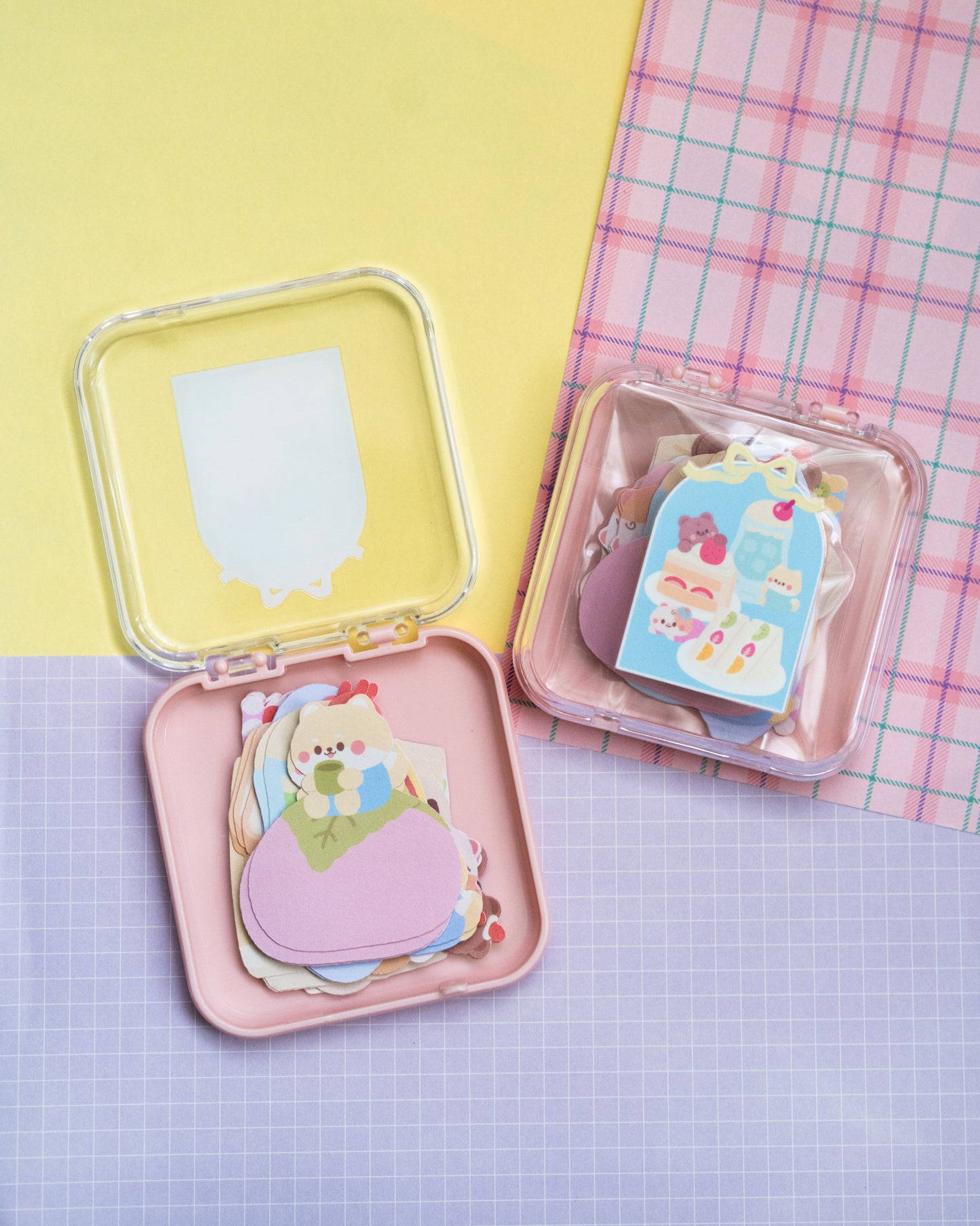 *new* Cute Food Write-On Sticker Set